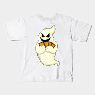 Ghost at Poker with Poker cards Kids T-Shirt